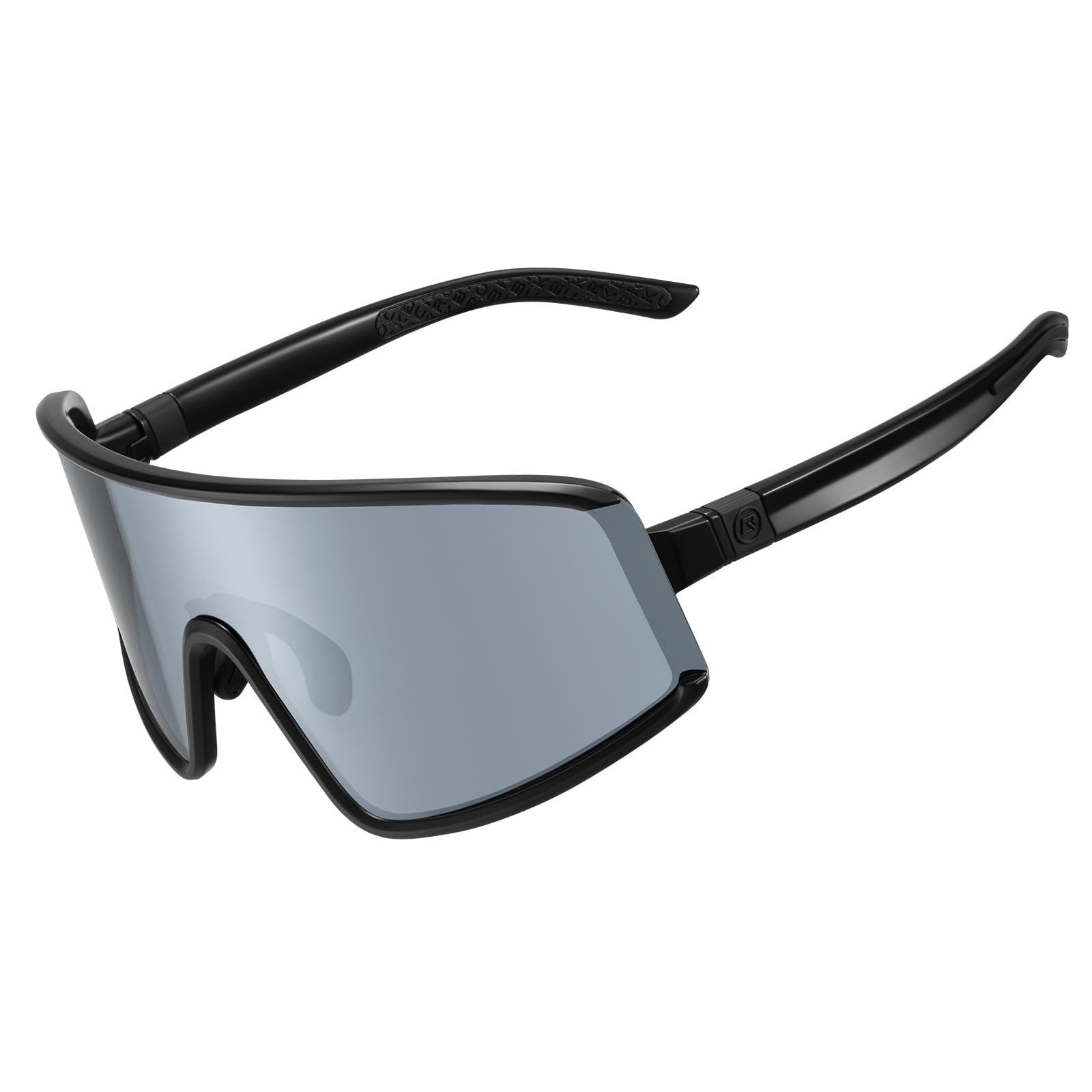 ROCKBROS Fahrradbrille Sportbrille Herren Damen Fahrrad Rennrad MTB Outdoor TR90 Rahmen, selbsttönend, UV400 Schutz, verstellbares Nasenpolster, ultraleicht