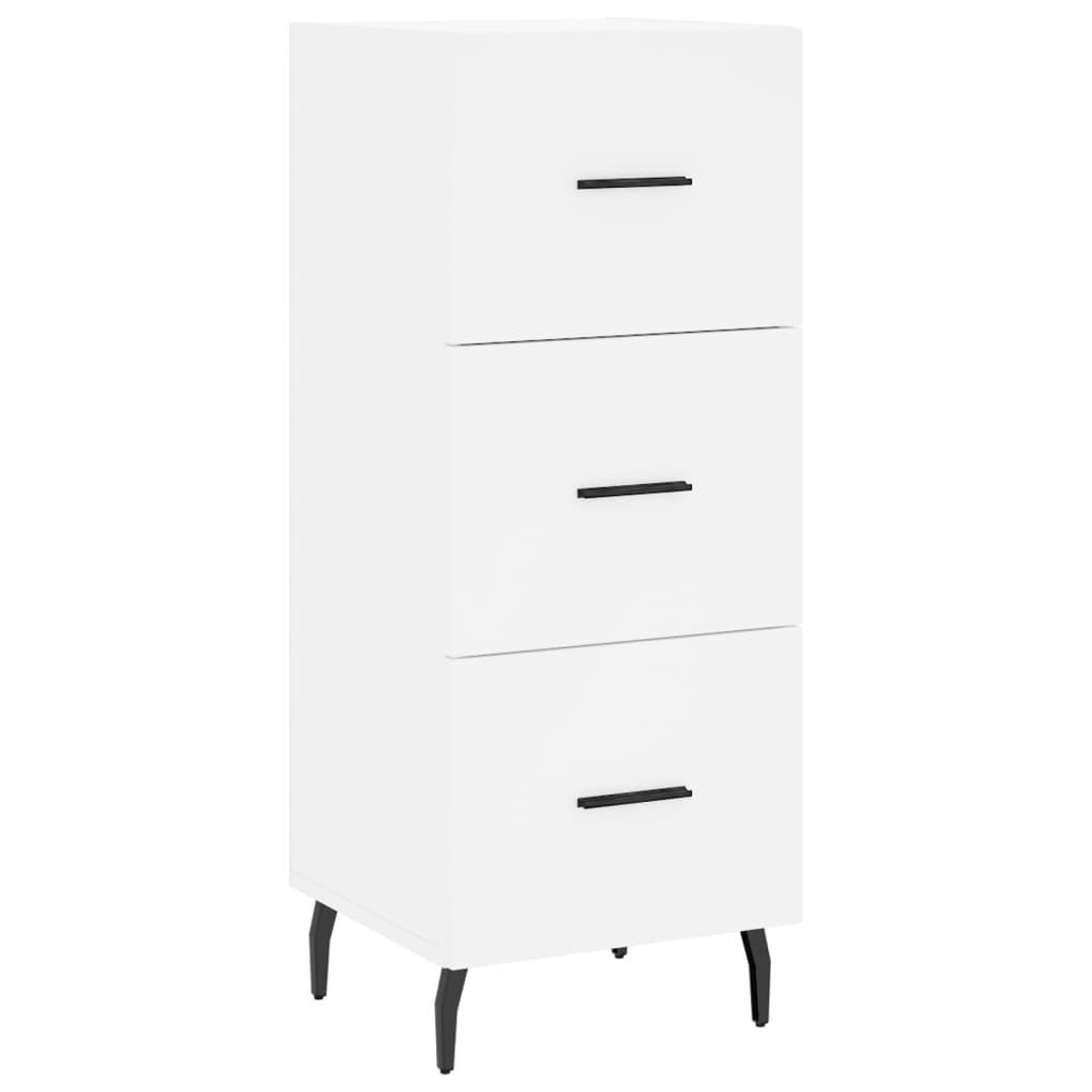 Sideboard Sideboard Weiß 34,5x34x90 cm Holzwerkstoff