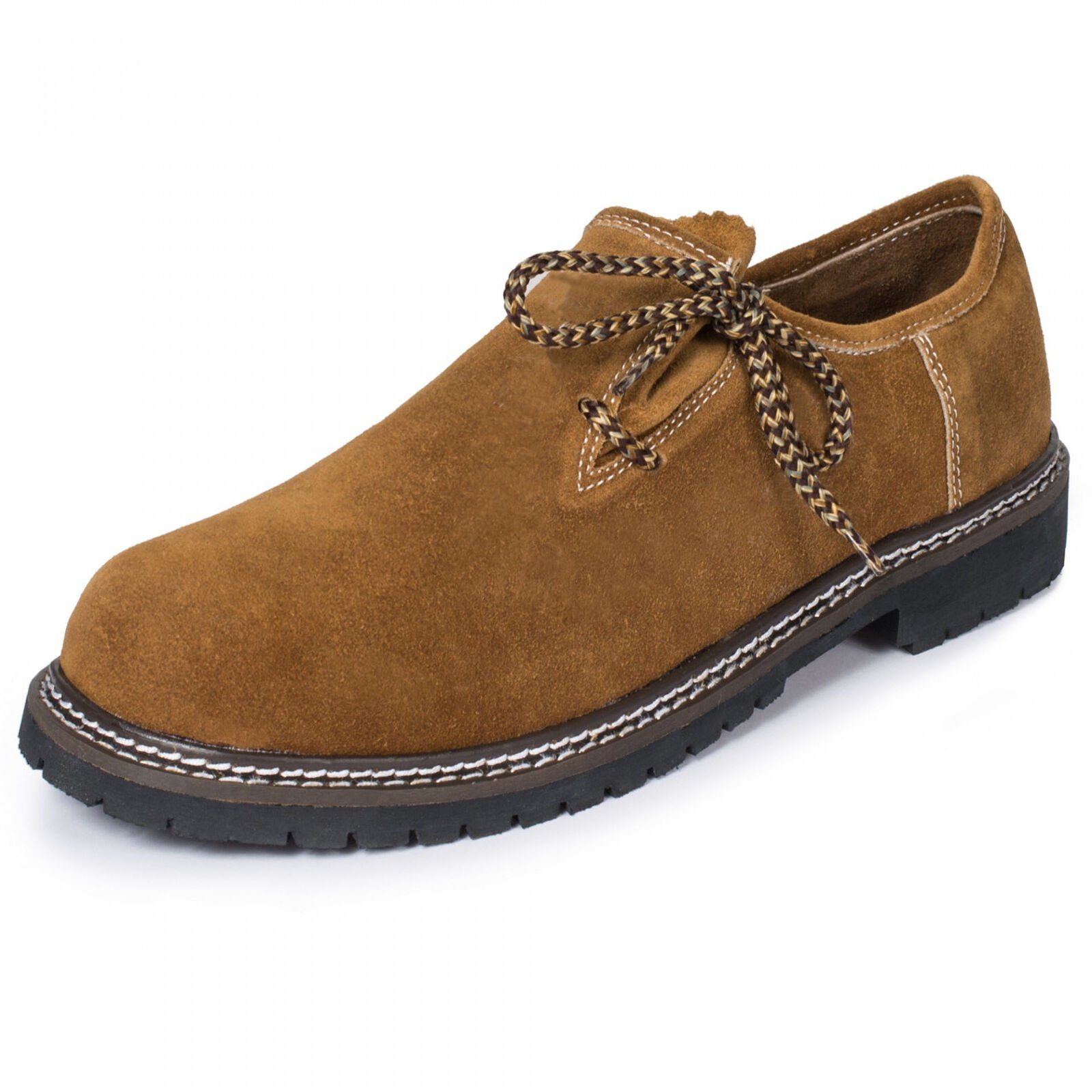 PAULGOS Trachtenschuhe Trachten Schuhe Haferl Schnürschuh 100% Echtleder Haferlschuh