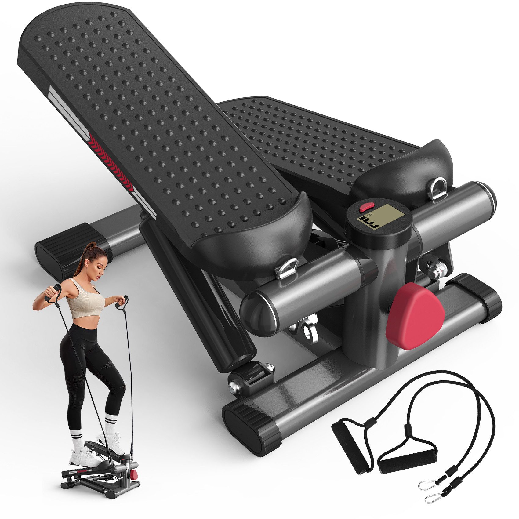 Mini-Stepper ST1 2-in-1 Mini Stepper mit Widerstandsband