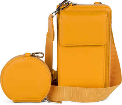 styleBREAKER Umhängetasche (1-tlg), 2-Teiliges Taschen Set - Mini Umhängetasche RFID Schutz