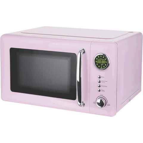 EPIQ Mikrowelle Retro Design 80000688 rosa/pink, Strom