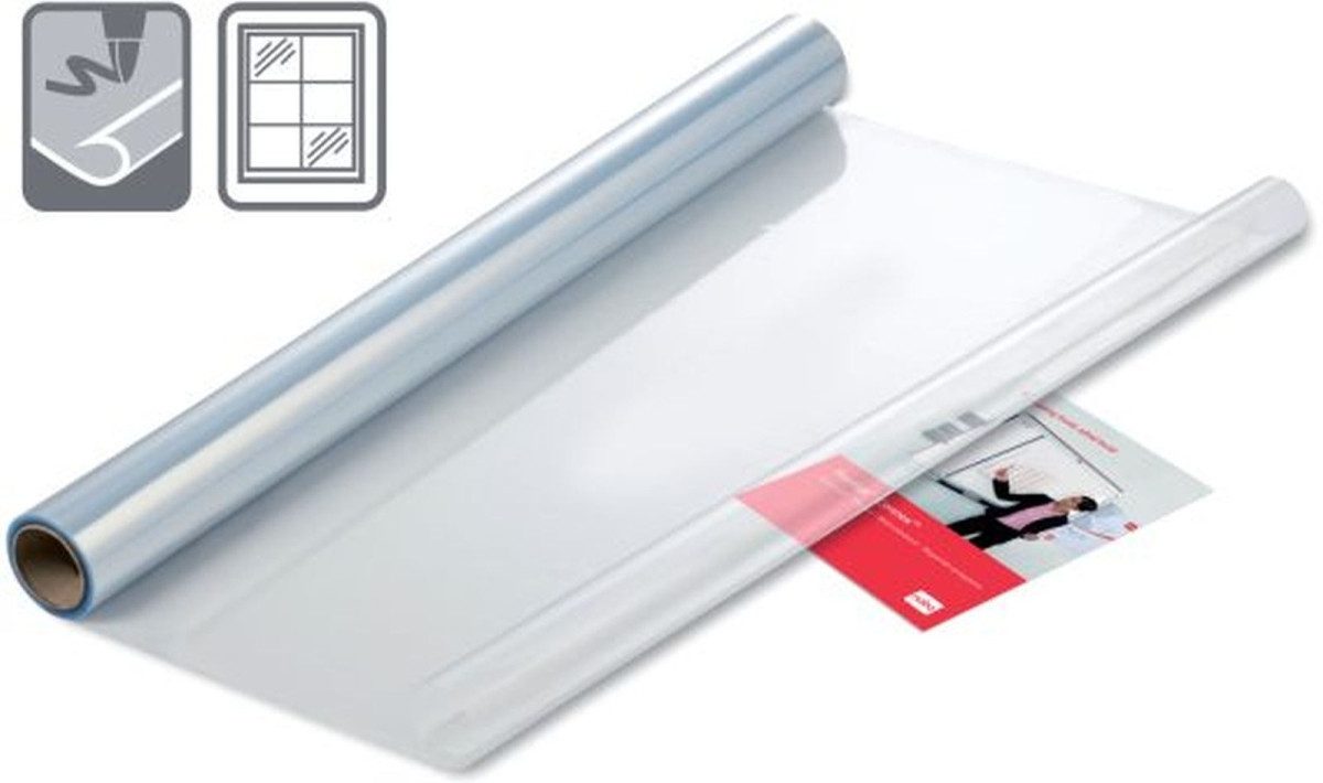NOBO Magnettafel Weißwandfolie Instant 800x600mm 25 Blatt klar