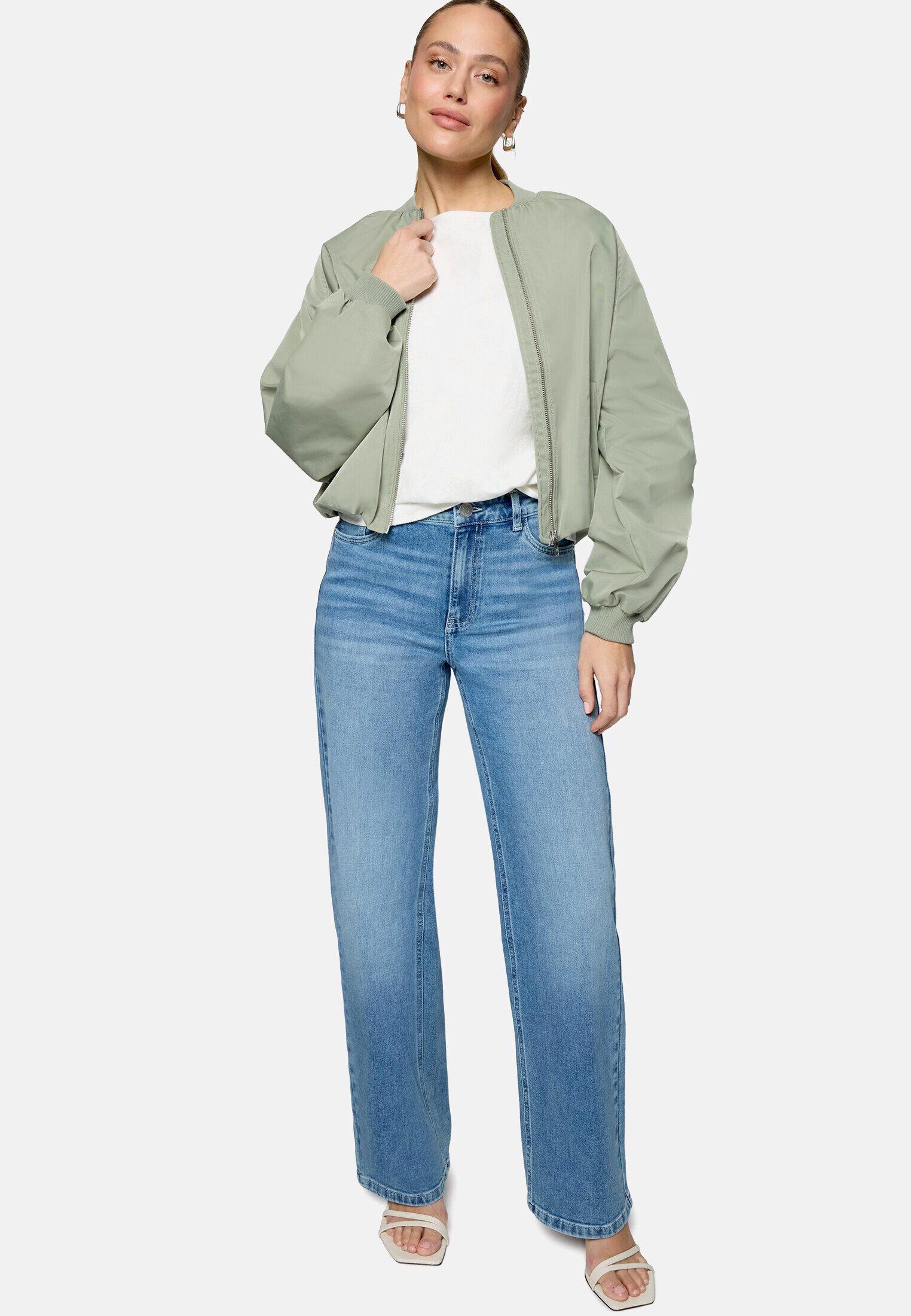 Zero Canvasjacke Damen mit Reißverschluss