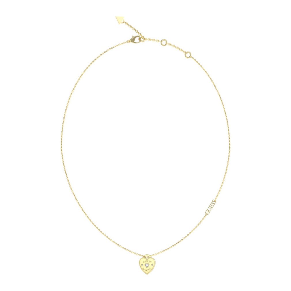 Guess Kette mit Anhänger Charmante verg...