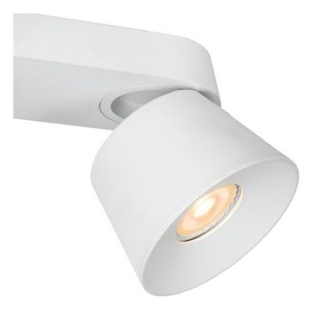 click-licht Deckenleuchte Deckenstrahler Trigono in Weiß GU10 2-flammig, keine Angabe, Leuchtmittel enthalten: Nein, warmweiss, Deckenlampe, Deckenbeleuchtung, Deckenlicht