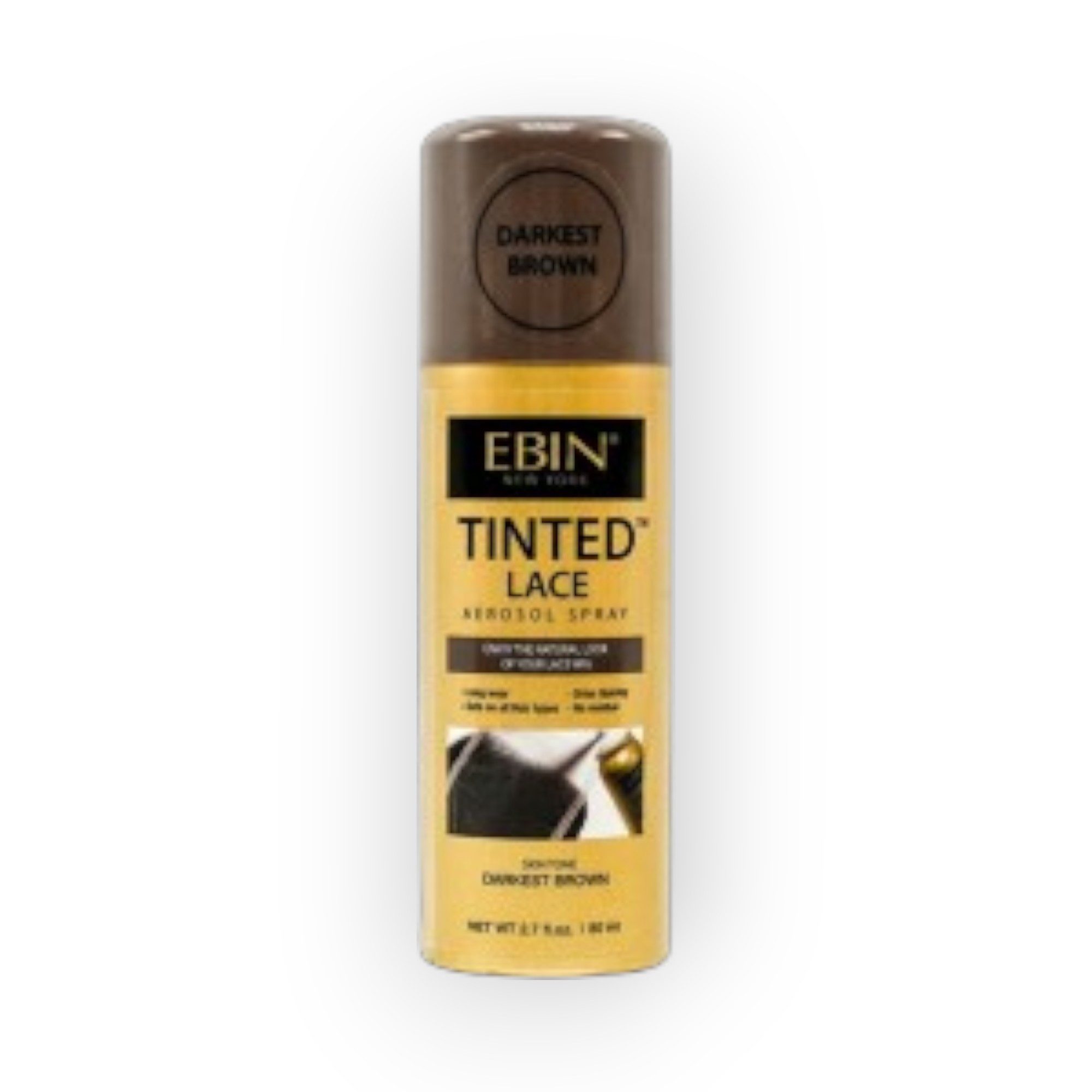 EBIN New York Haarspray Ebin Getöntes Lace‑Spray, Packung, nahtloser Haaransatz, schnelle Trocknung