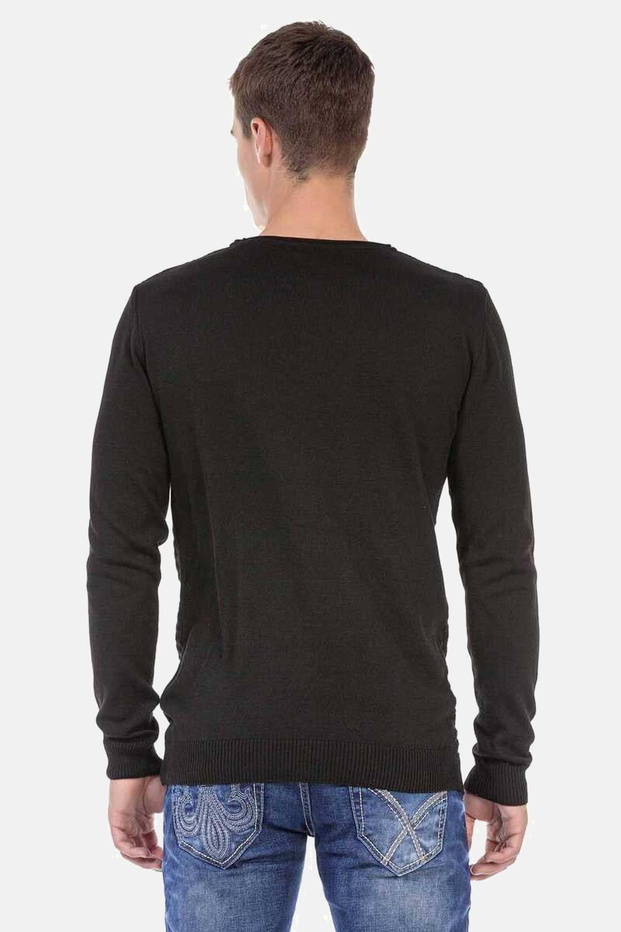 Cipo & Baxx Rundhalspullover Pullover mit günstig online kaufen