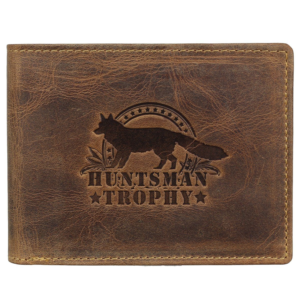 Greenburry Geldbörse Vintage Huntsman RFID BV-1705-HT-Fox Leder Geldbörse Trophy