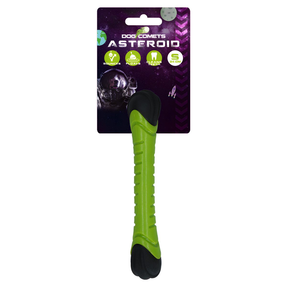 Dog Comets Wasserspielzeug Hundespielzeug Asteroid grün