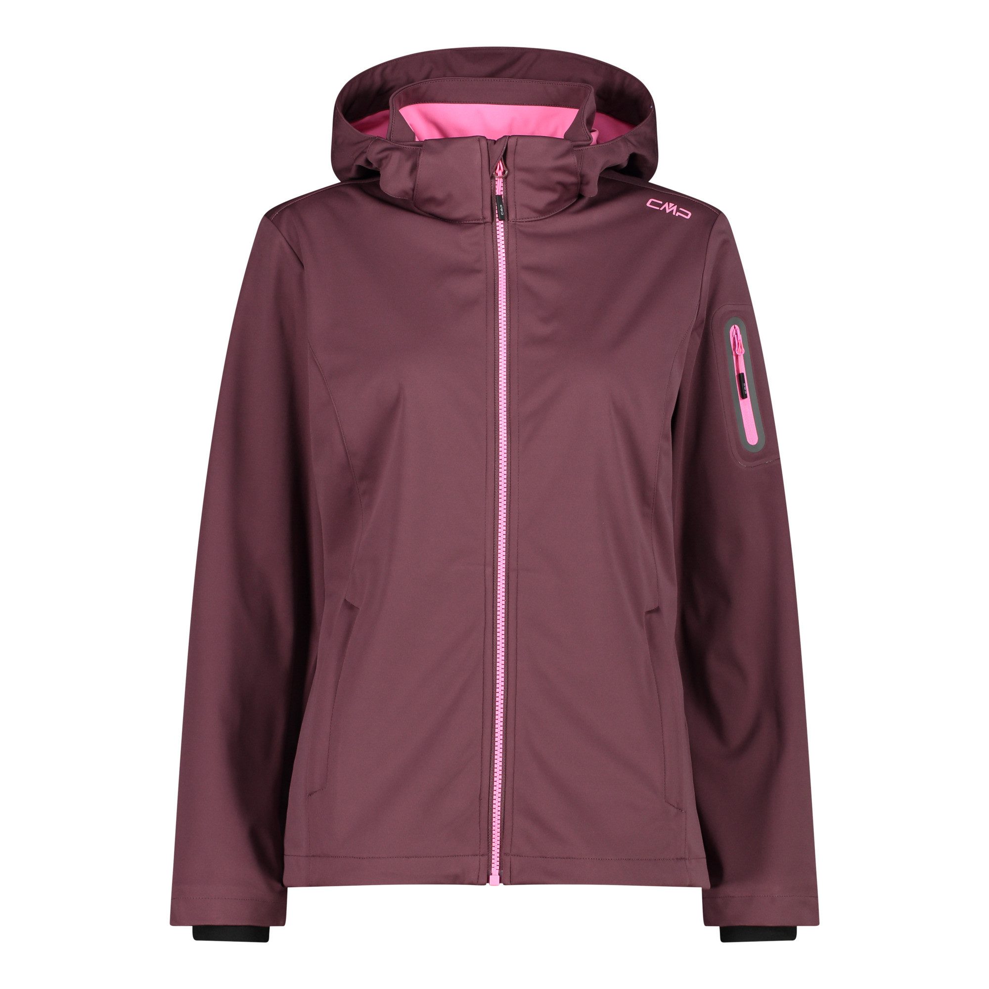 Softshelljacke CMP Damen Softshelljacke Woman Jacket Zip Hood 39A5016