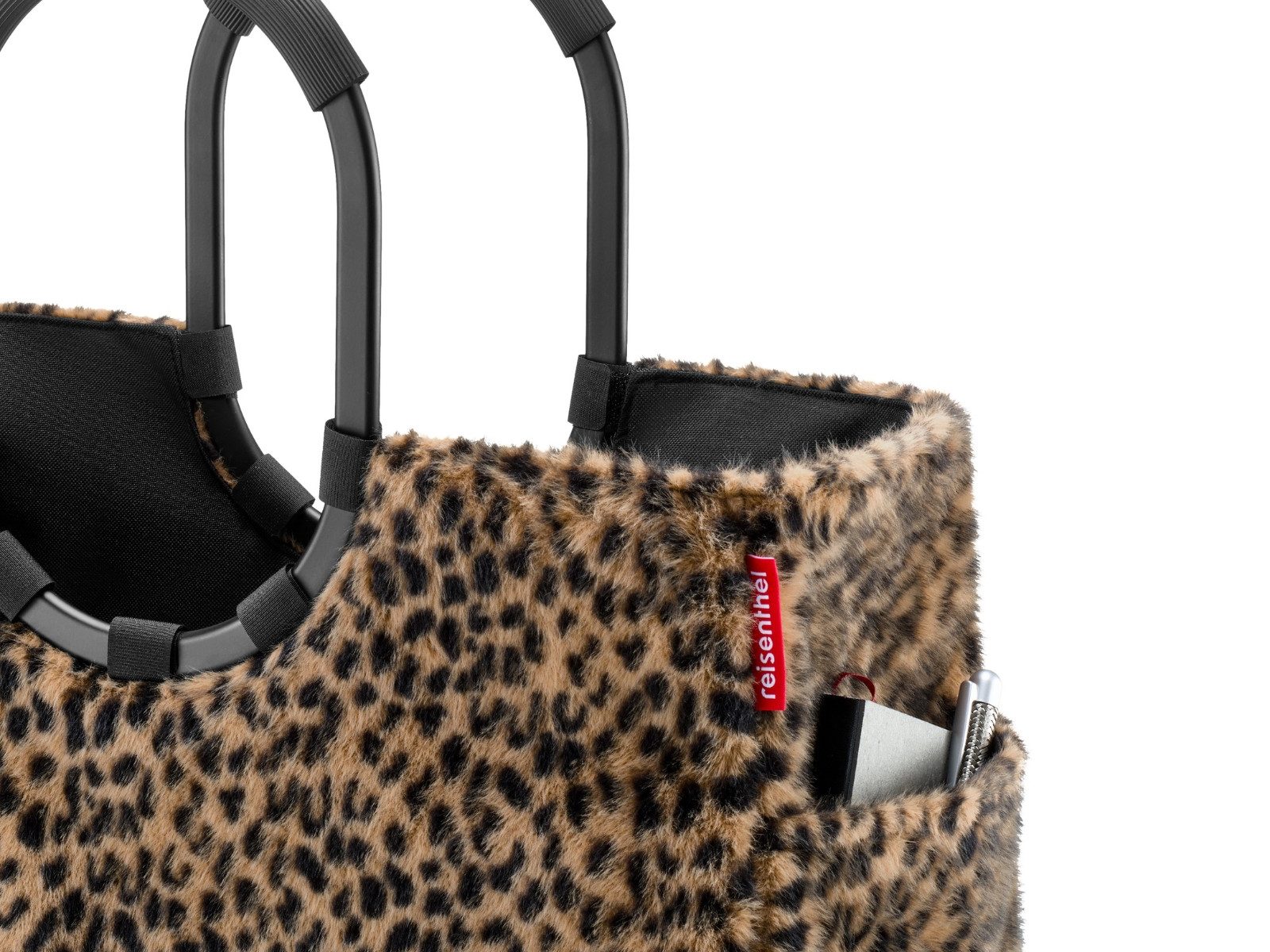 REISENTHEL® Tragetasche loopshopper L leo fake fur – Bild 4 von 5