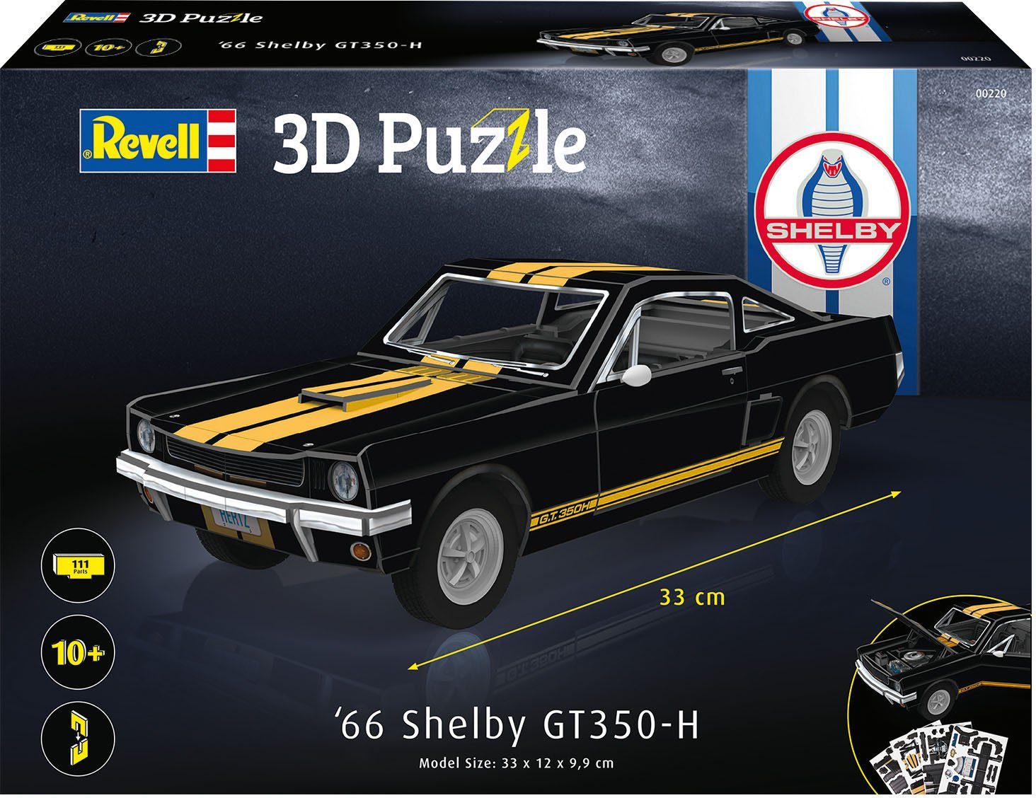 GT350-H, 3D-Puzzle 66 Shelby Puzzleteile 111 Revell®