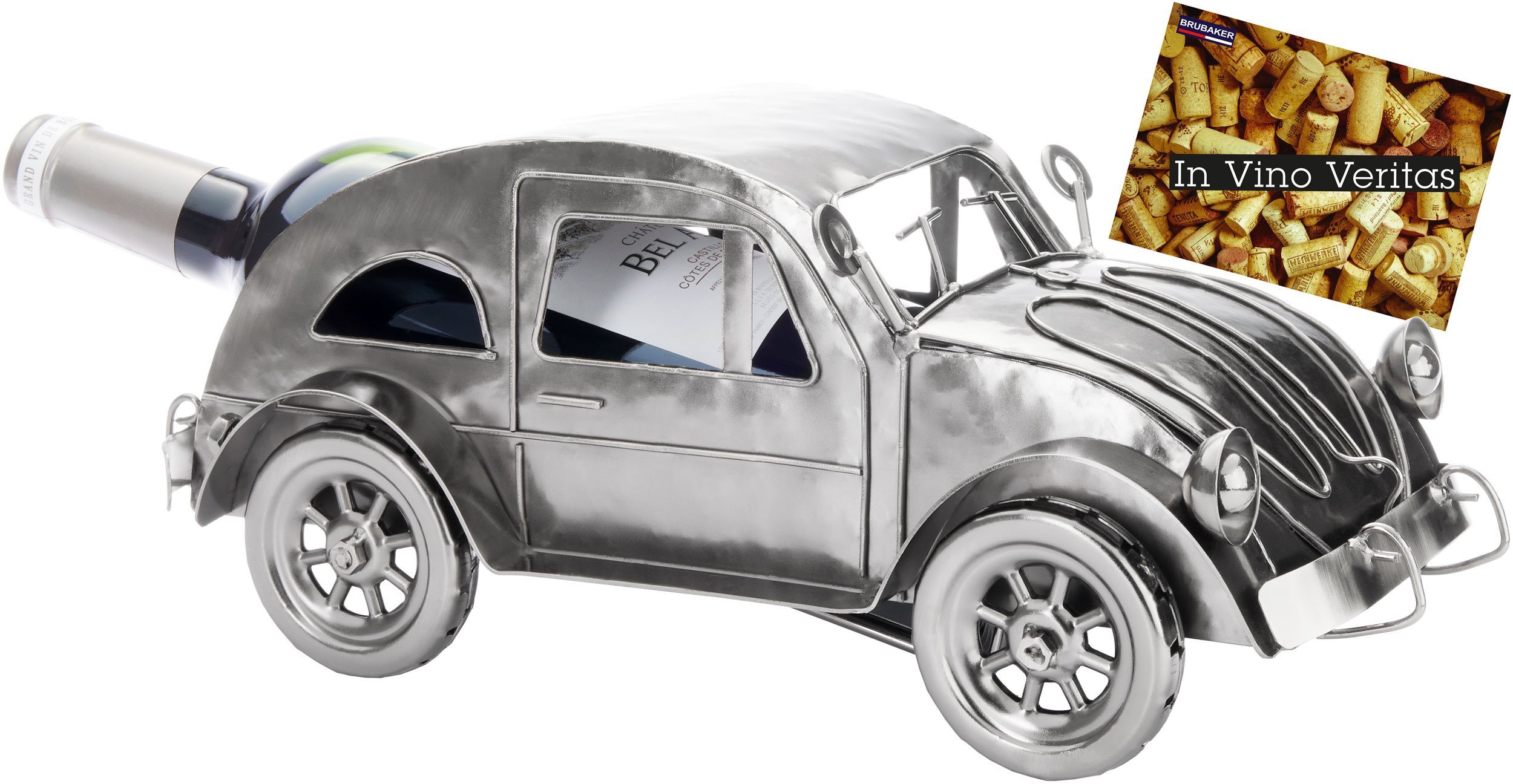 BRUBAKER Weinflaschenhalter Flaschenhalter Nostalgisches Auto - günstig online kaufen