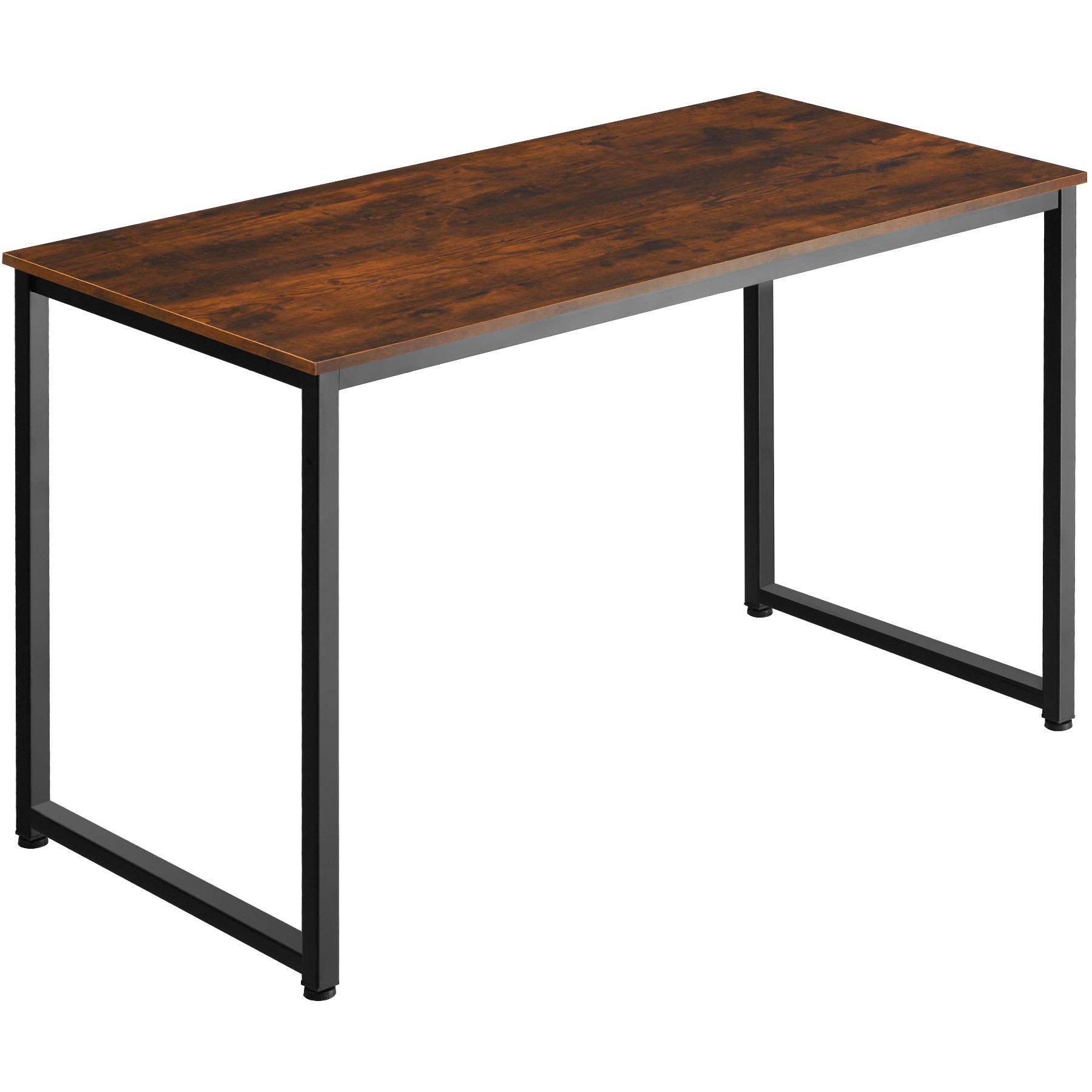 tectake Schreibtisch Flint (1-St., 1 tlg) Industrial Holz dunkel, rustikal | Schreibtische