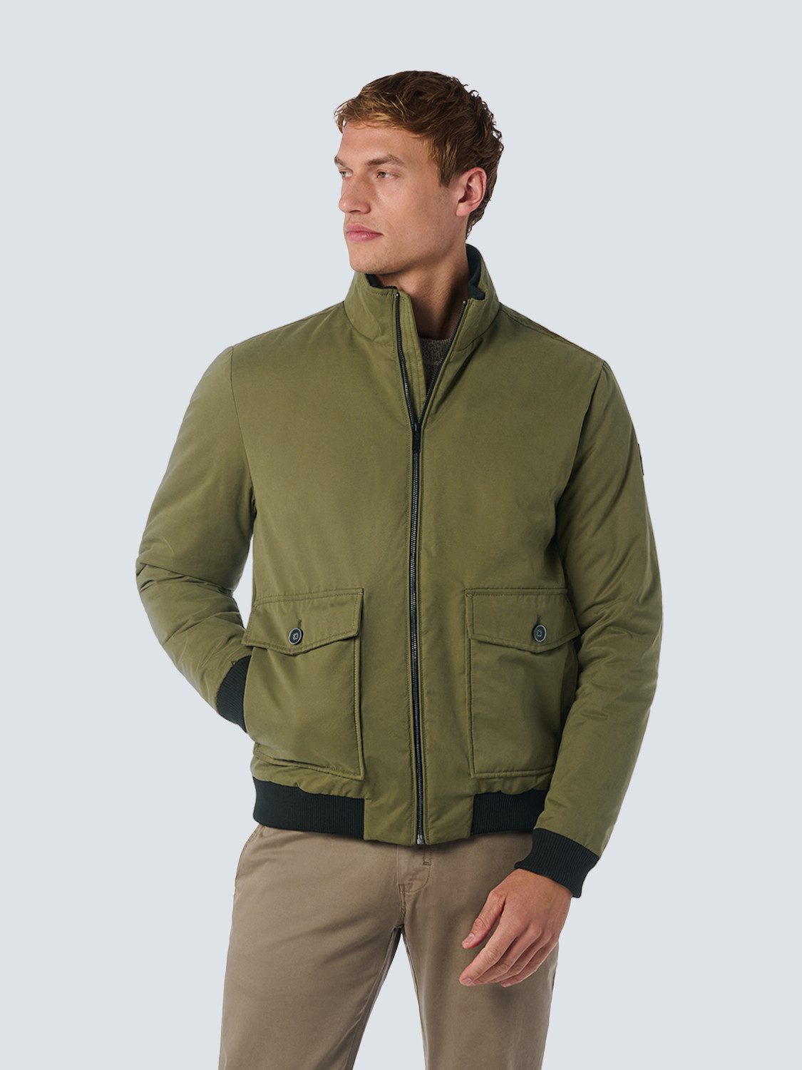 NO EXCESS Bomberjacke No Excess Kurze Steppjacke