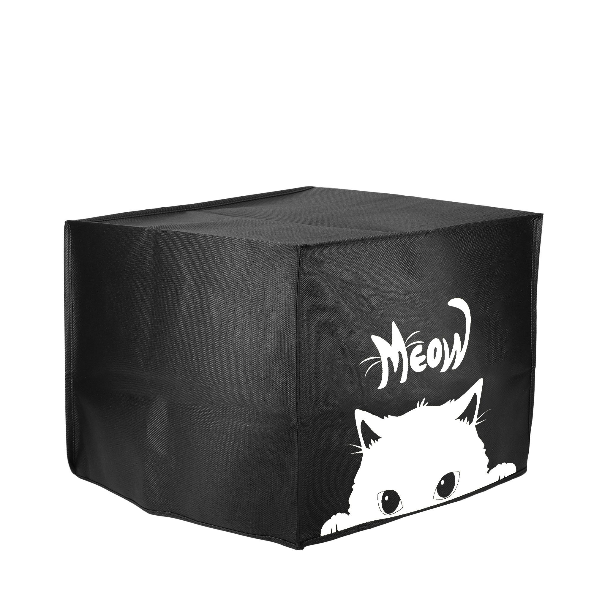 kwmobile Heißluftfritteuse, Heißluft Fritteuse Abdeckhaube Case - in Schwarz Weiß