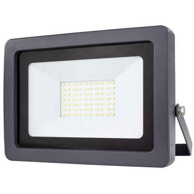 REV LED Flutlichtstrahler FLARE, LED, Tageslichtweiß, 50 Watt, IP65, anthrazit