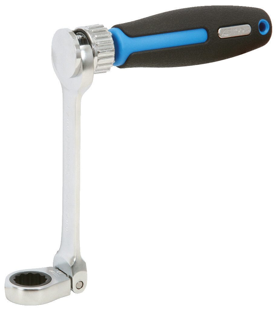 KS Tools Ratschenringschlüssel, Handgriff für flexible Ratschenringmaulschüssel