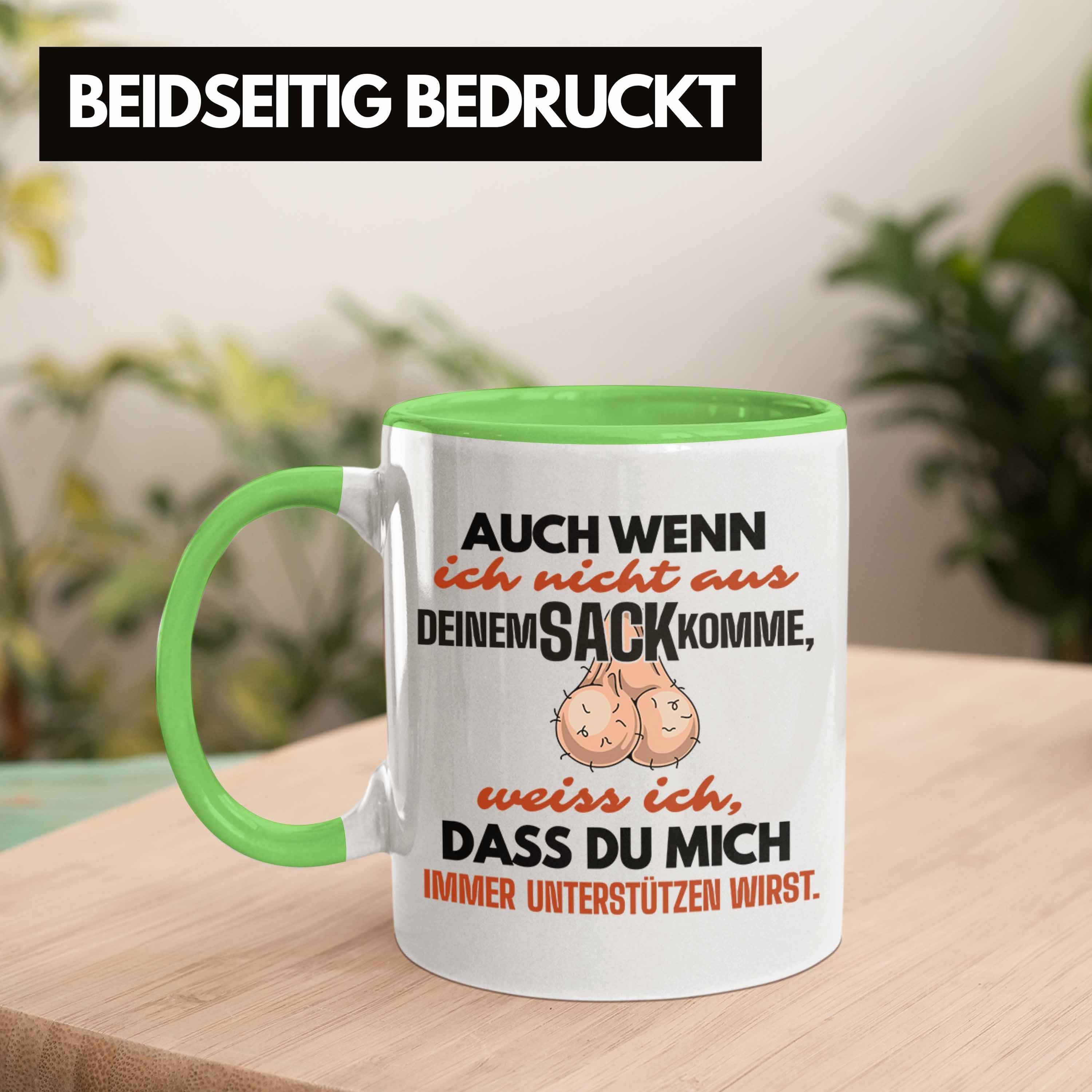 Stiefvater Grün Nicht Wenn Auch - Trendation Trendation Spruch Tasse Geschenkidee Ich Aus Geschenk Vatertag Sack Stiefpapa Deinem Lustiger Komme Tasse