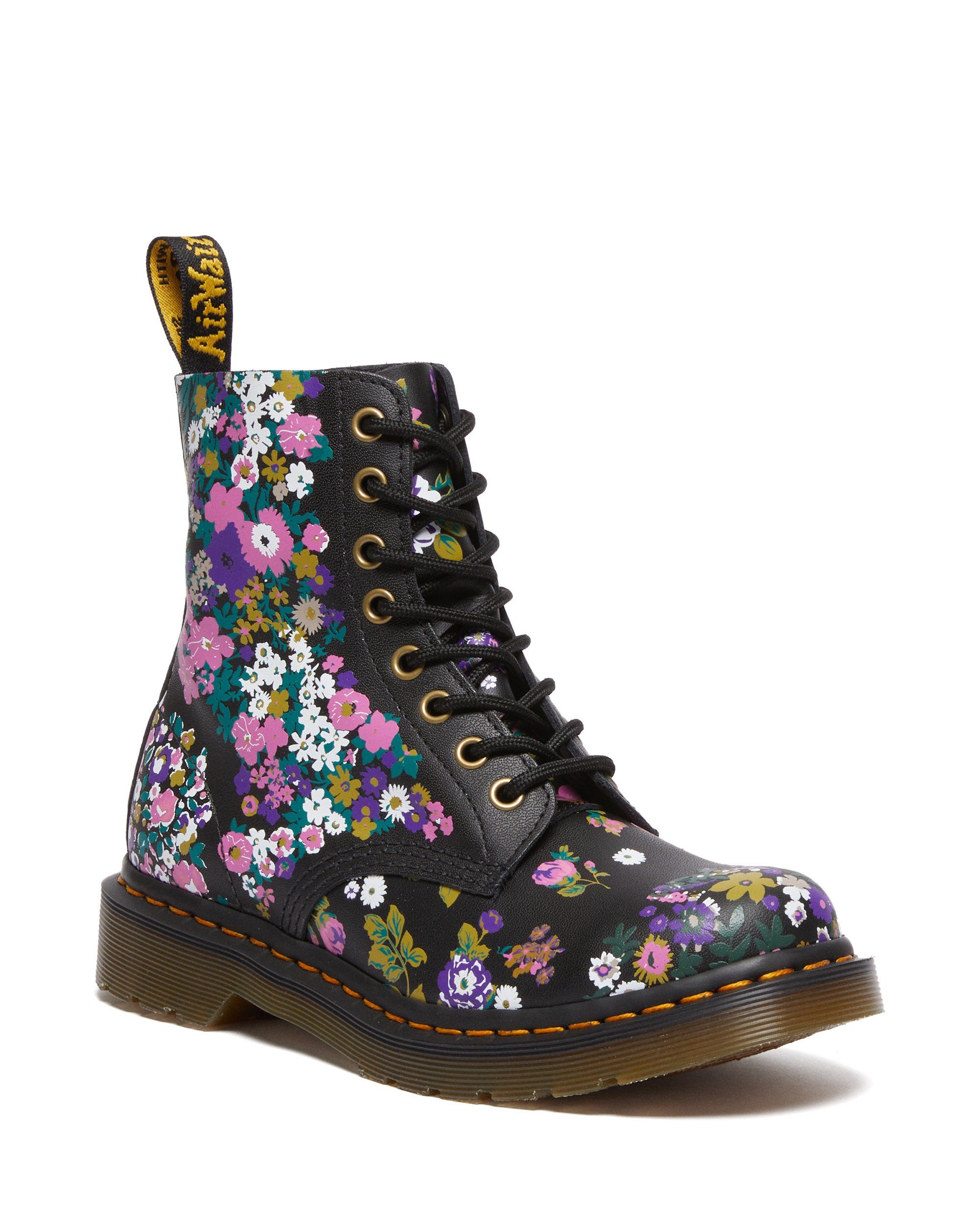 DR. MARTENS 1460 PASCAL vintage floral Backhand Ankleboots (2-tlg)