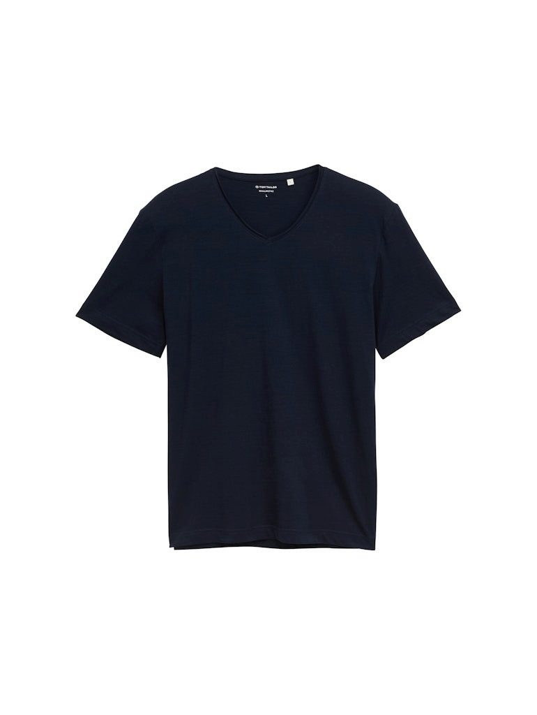 TOM TAILOR T-Shirt slub v-neck t-shirt günstig online kaufen