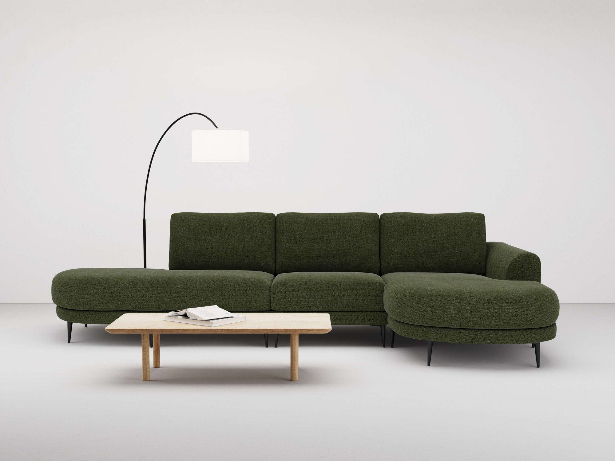 ᐅ andas Ecksofa Sersan, LForm, tiefe Sitzfläche, attraktive