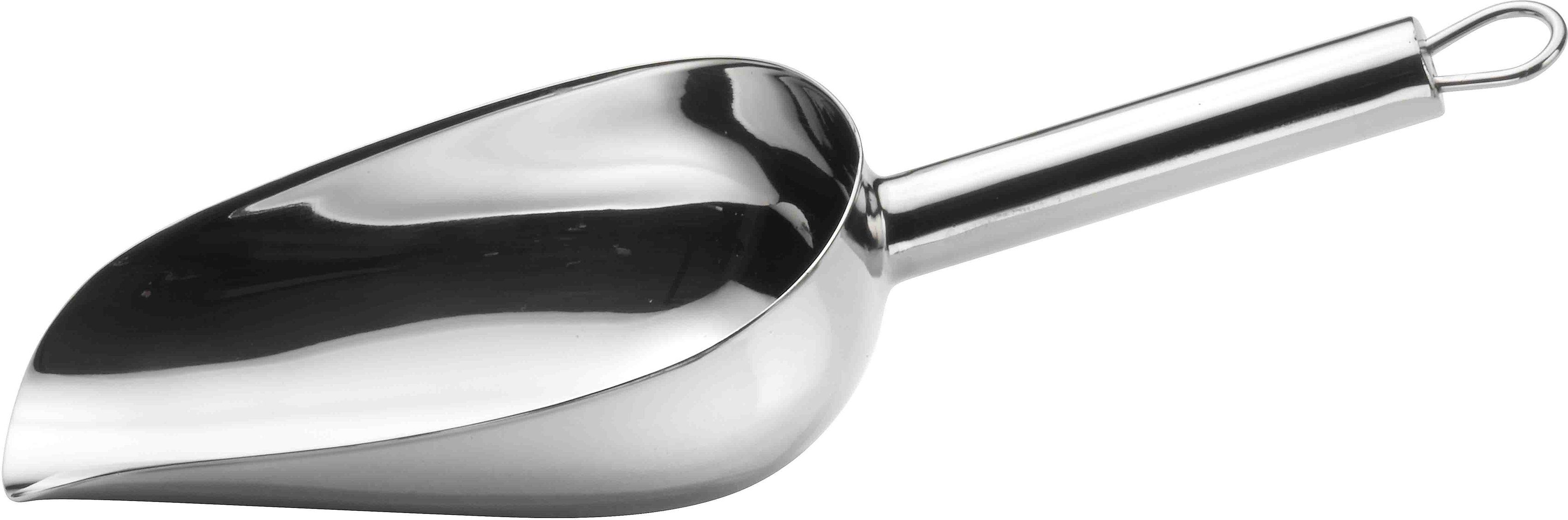 PINTINOX Küchenschaufel Bar Professional, (Eis/Zuckerschaufel), Edelstahl 18/10, 60 und 250 ml, 2-teilig