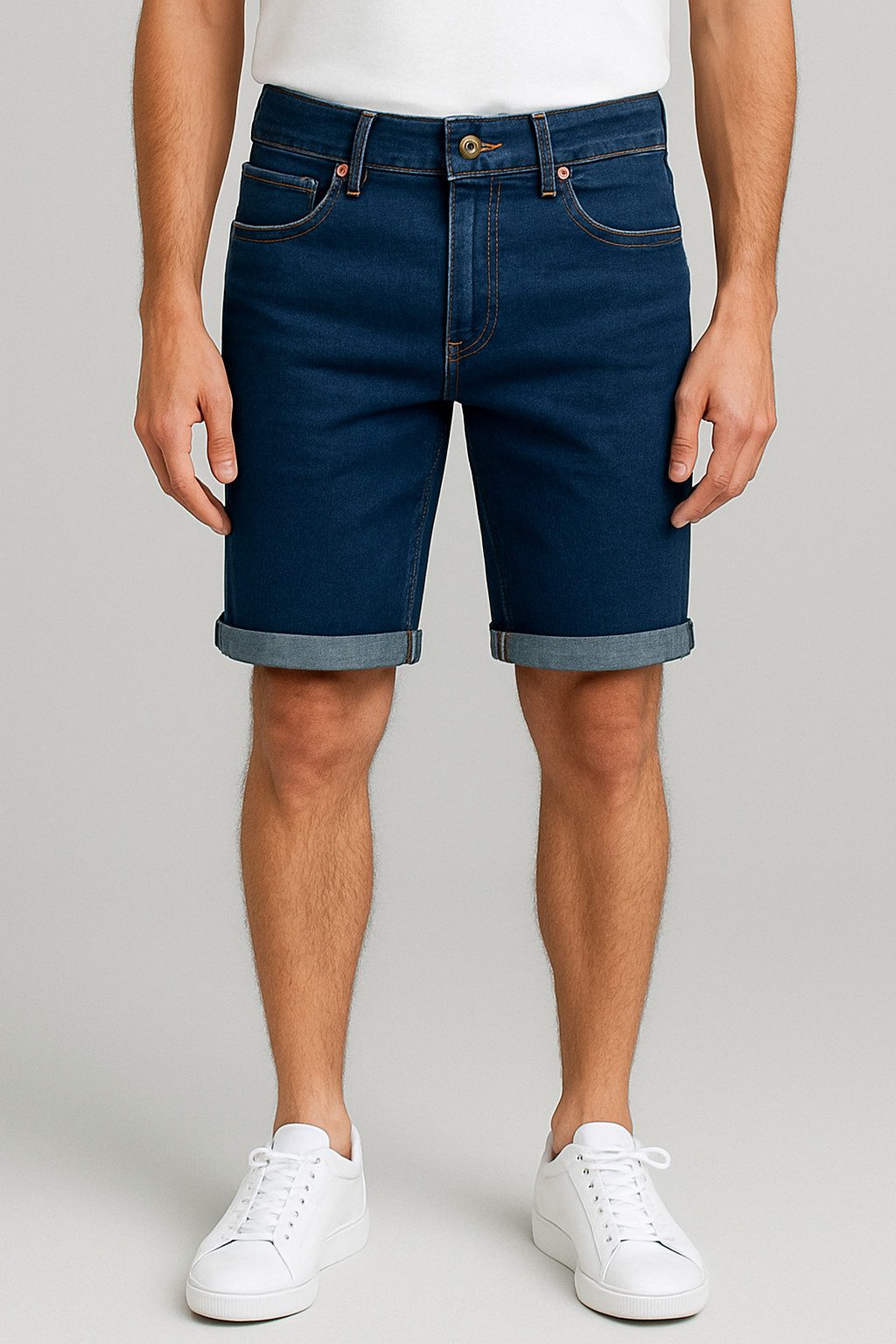 Smith & Solo Jeansshorts Herren, kurze Hosen Männer, Shorts 5-Pocket Style günstig online kaufen