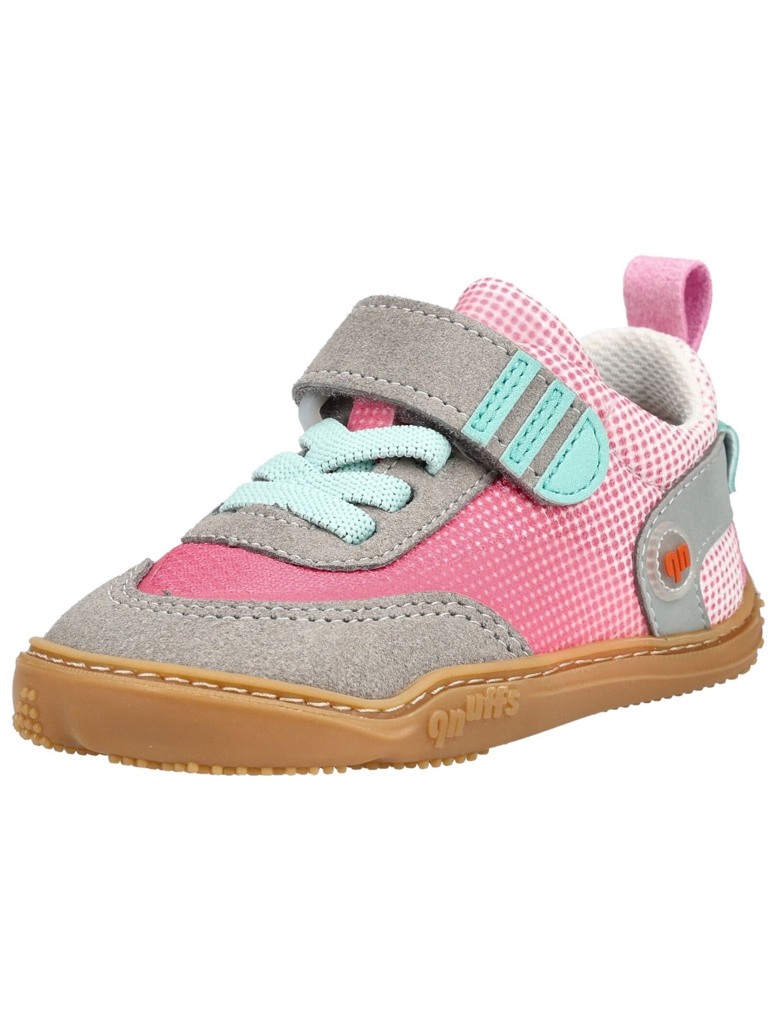 qnuffs Barfußschuhe Sneaker Textil Klettschuh