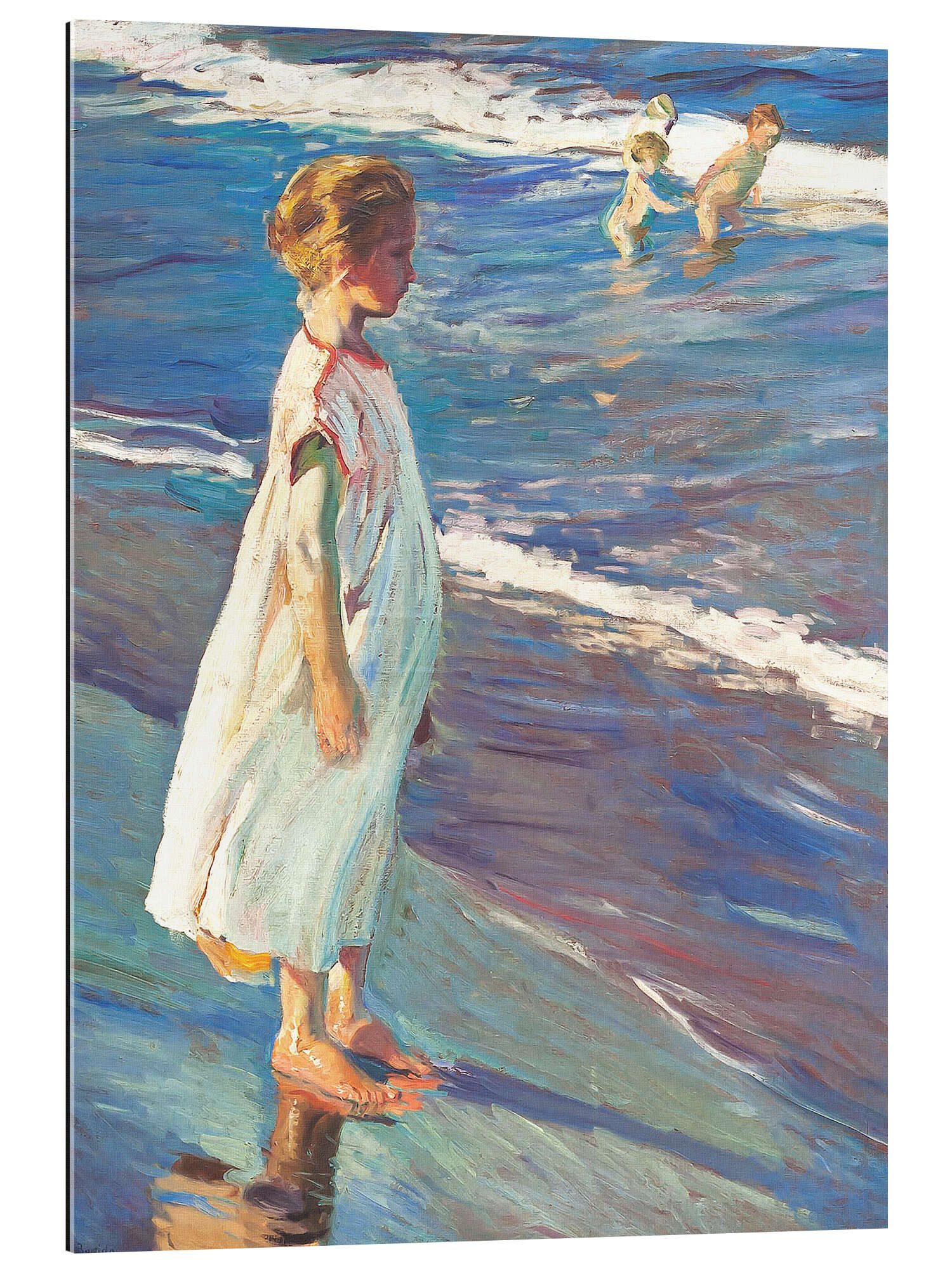 Posterlounge XXL-Wandbild Joaquín Sorolla y Bastida, Mädchen, Wohnzimmer Maritim Malerei