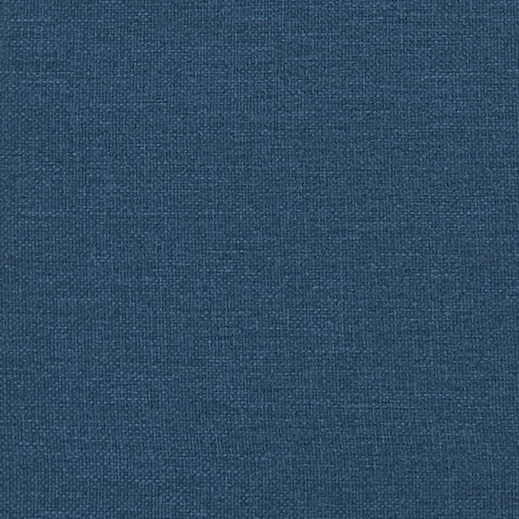 Sitzbank Blau Stoff vidaXL cm Blau Blau | 110x76x80 Sitzbank