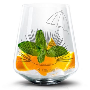 Mr. & Mrs. Panda Cocktailglas Seeigel - Transparent - Geschenk, Cocktail Glas mit Sprüchen, Lebe, C, Premium Glas, Einzigartige Gravur