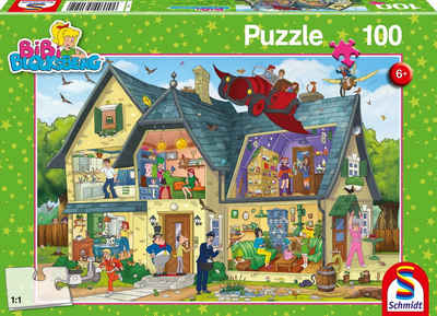 Schmidt Spiele Puzzle 100 Teile Bibi Blocksberg Bei Bibi Blocksberg ist was los! 56151, 100 Puzzleteile