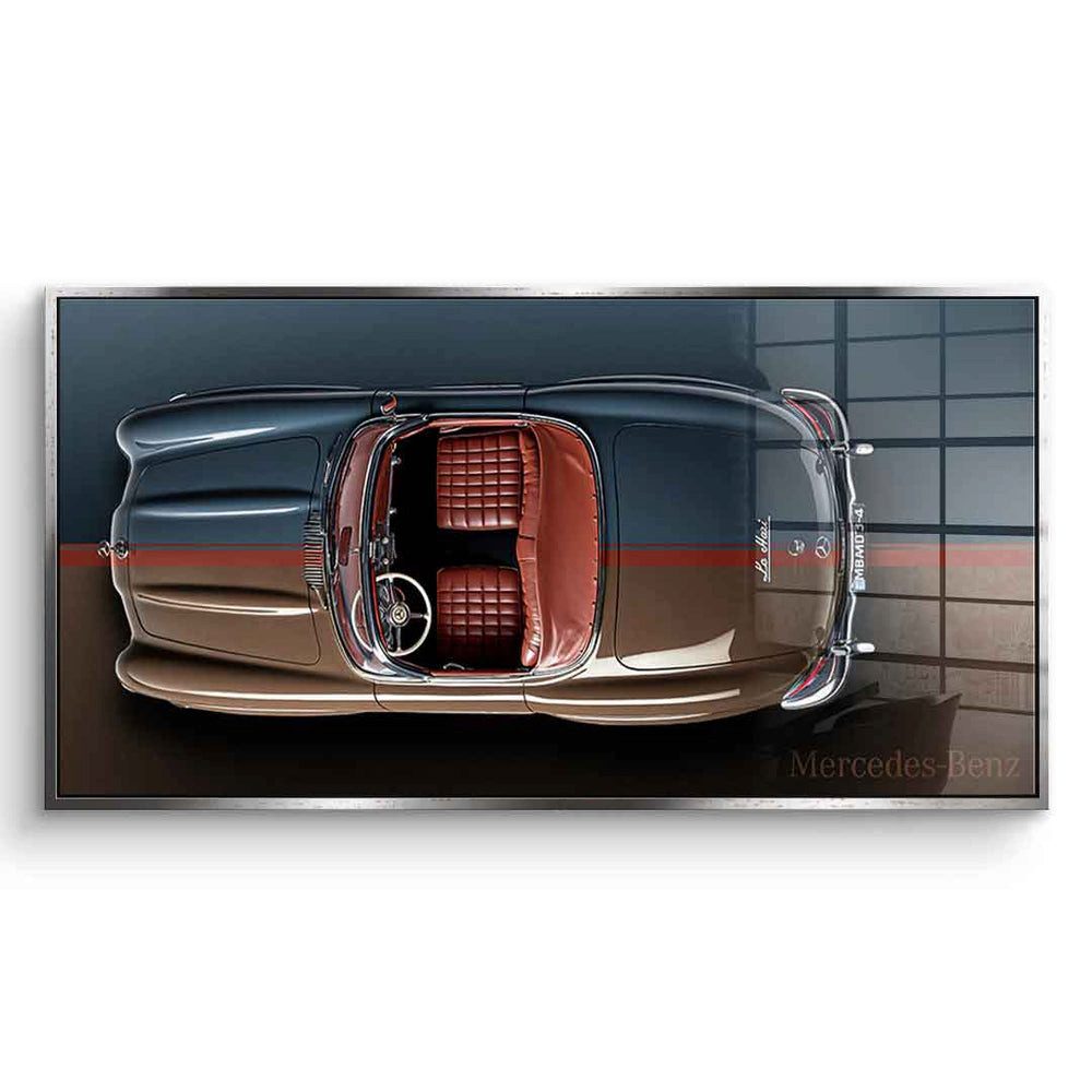 DOTCOMCANVAS® Acrylglasbild Mercedes-Benz 300 SL Roadster - Acrylglas, Acrylglasbild Mercedes-Benz 300 SL Roadster Auto Kunstdruck Wandbild
