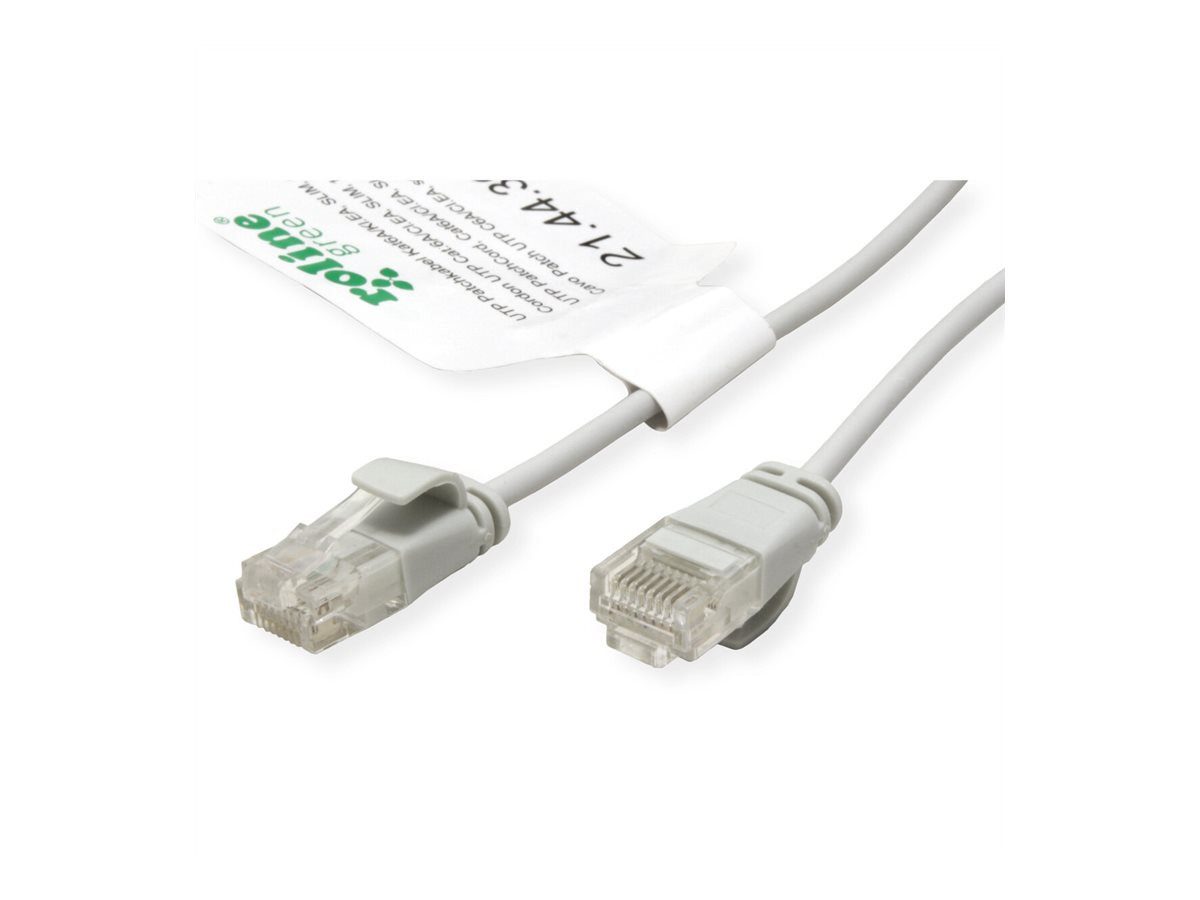 ROLINE GREEN UTP Patchkabel Cat.6A (Class EA), RJ-45 Männlich (Stecker ...