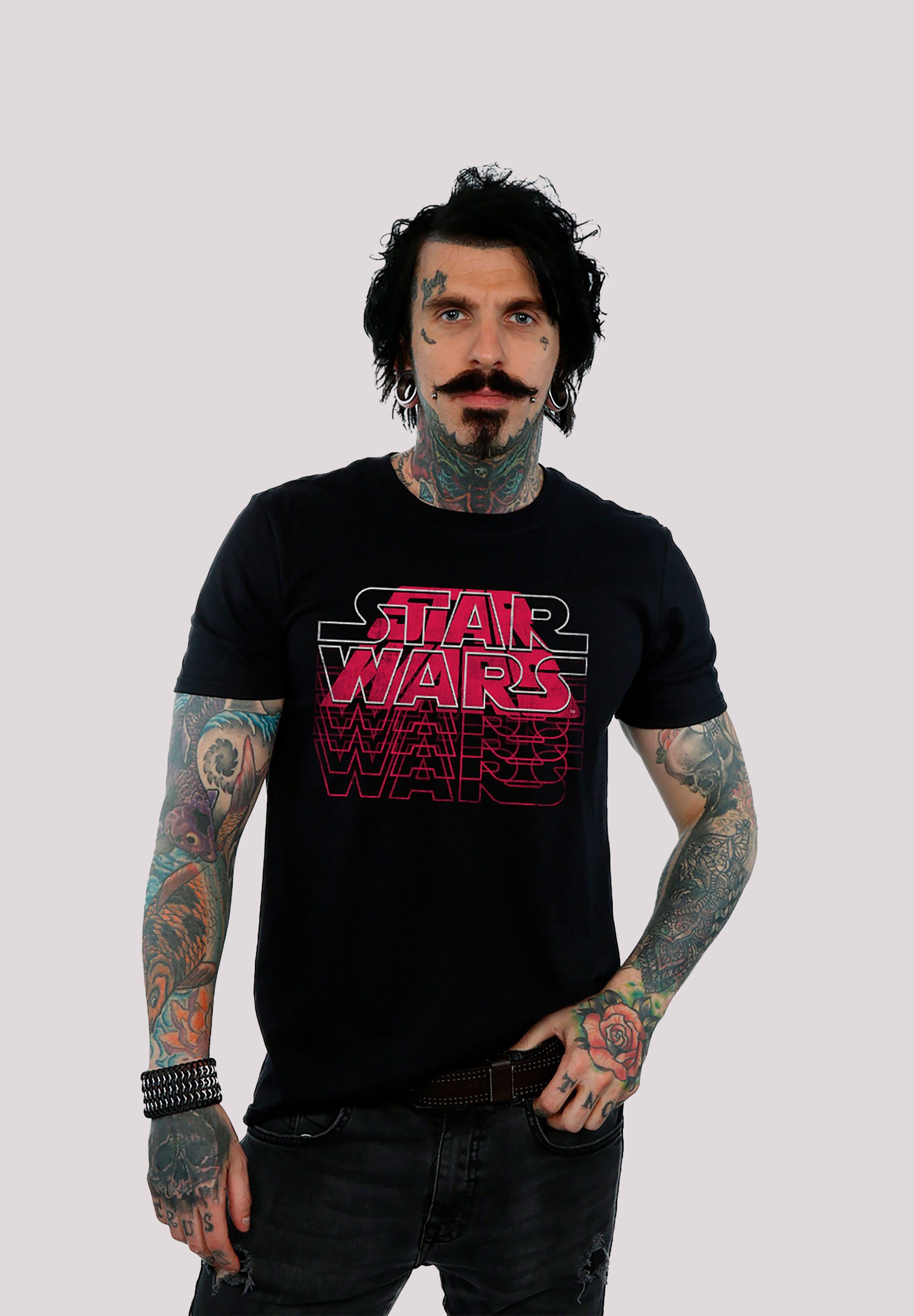 Krieg T-Shirt Sterne Blended Star Wars F4NT4STIC Premium Print der Logo -