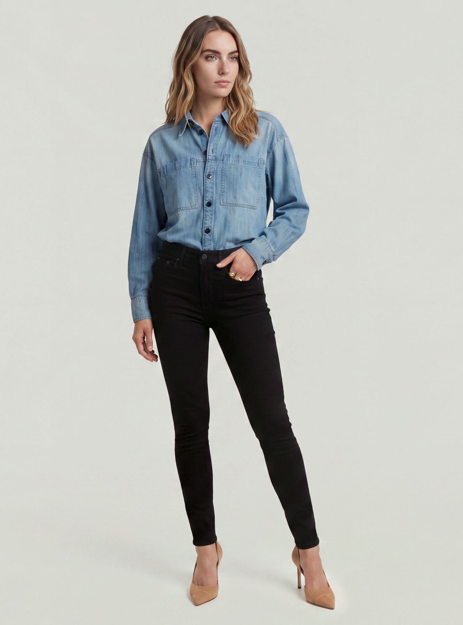 G-STAR 5-Pocket-Jeans 3301 Skinny Jeans – Bild 2 von 5