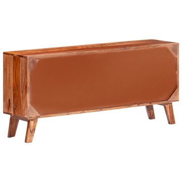 vidaXL Sideboard Sideboard Grau 120x30x55 cm Massivholz Palisander (1 St)