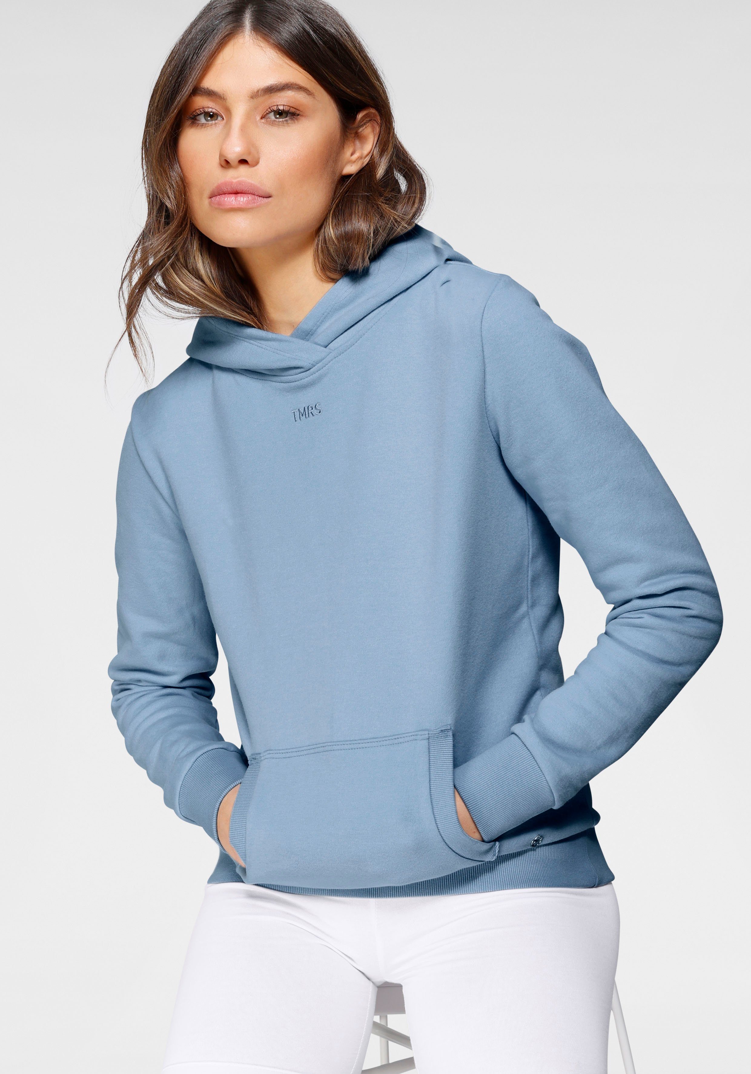 Tamaris Kapuzensweatshirt figurumspielender Schnitt mit Tasche günstig online kaufen