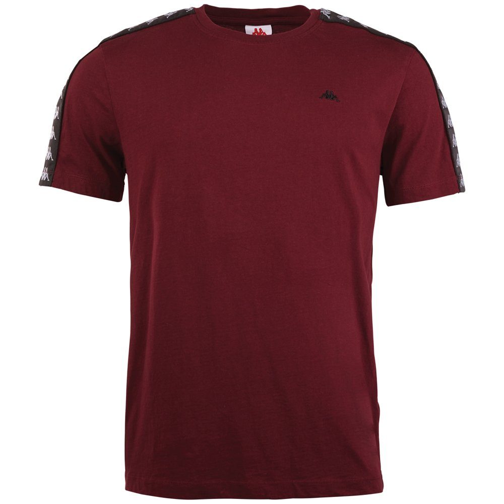 Kappa T-Shirt mit modischem Crewneck windsor wine