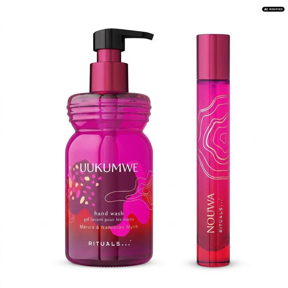 Rituals Flüssigseife Rituals Uukumwe Hand Wash und Nouwa Parfum Duft Duo, Pflegende Handseife und passender Duft im praktischen Set