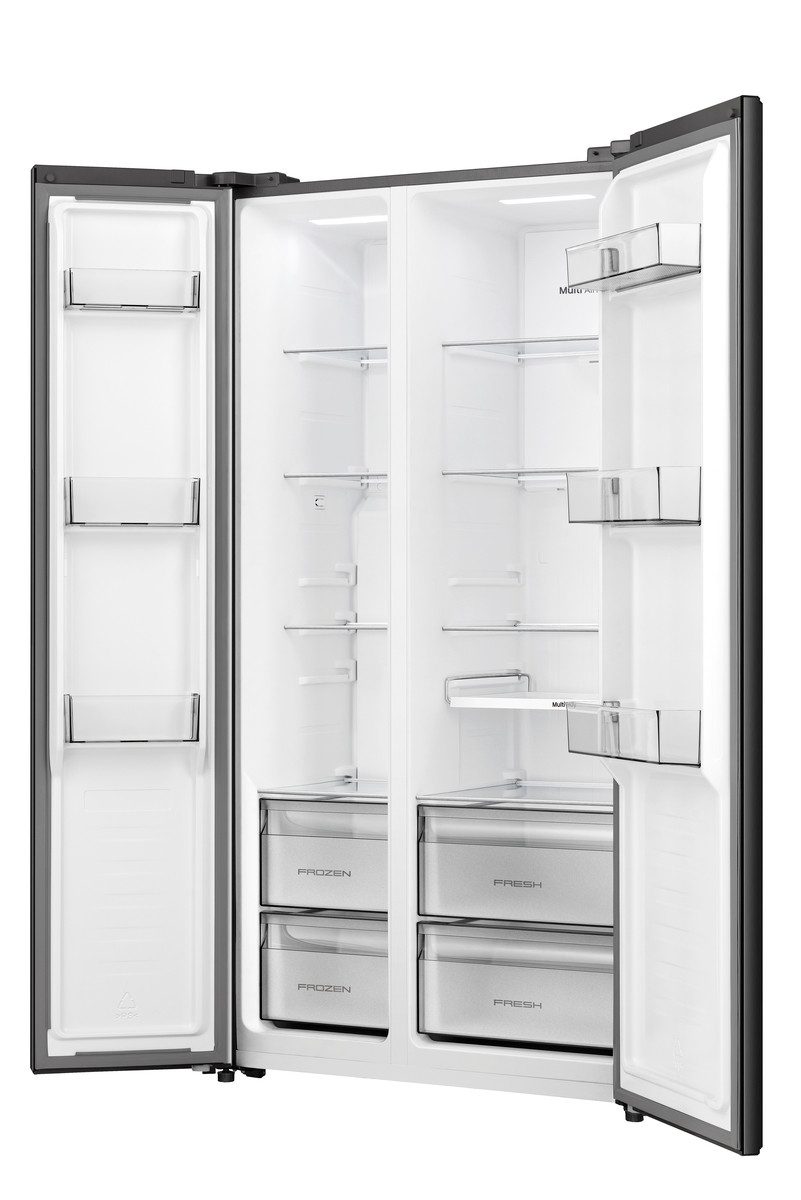 Hisense Side-by-Side MS91558FC, 178,6 cm hoch, 91,1 cm breit, MultiAirFlow-System