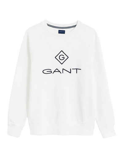 Gant Sweatshirt Herren Sweatshirt - Lock Up C-Neck Sweat, Sweater