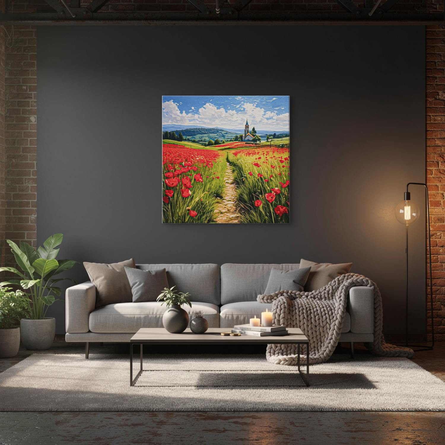 M MERCEO Leinwand Künstlerleinwand 80x80cm 2er Set - Weiße Leinwand zum Bemalen, 2er-Set Leinwand 80x80cm (zum Bemalen, Baumwolle, Keilrahmen, 280g/m) – Bild 4 von 5