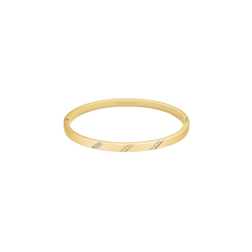 ROSEFIELD Armreif ROSEFIELD Замкнутые браслеты Bangle with Lines of Crystals Gold JBLCG-J1043
