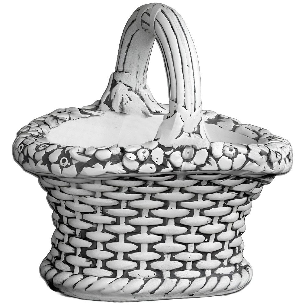 Xlmoebel Skulptur Blumenkübel mit Design Pflanzgefäß in Form einer Gesichts-Skulptur (Skulptur), Hergestellt in Europa