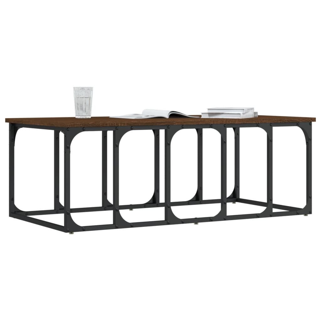 vidaXL Couchtisch Couchtisch Braun Eichen-Optik 100x50x35,5 günstig online kaufen