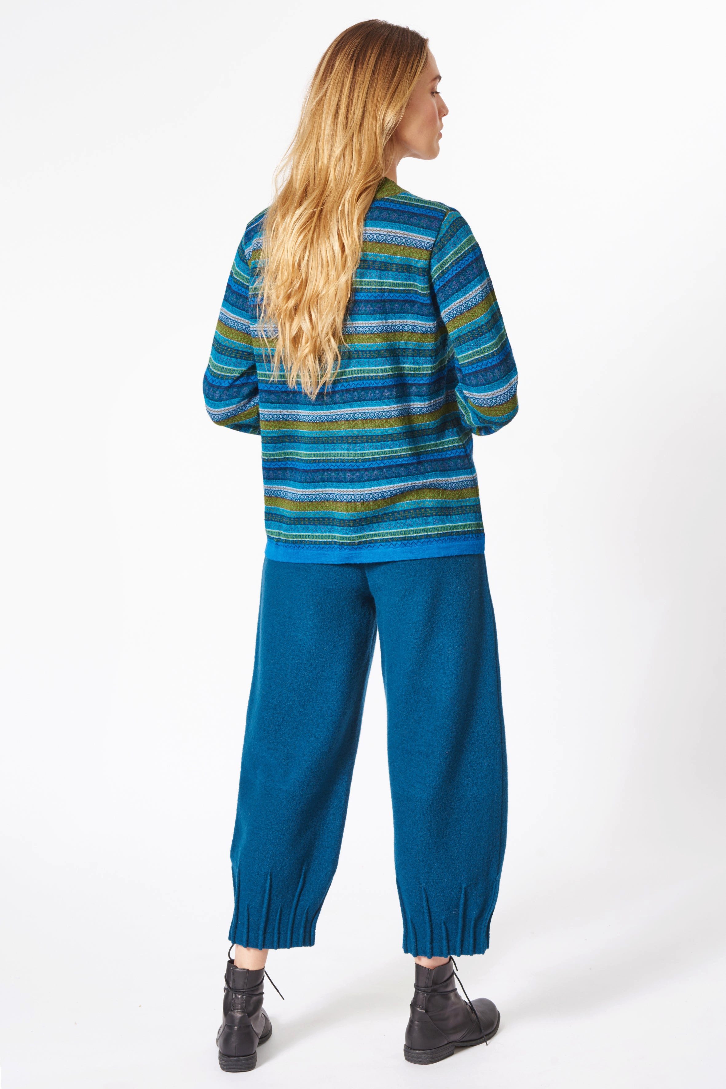 Himalaya Clothing Strickjacke Edle Strickjacke Damen mit modischem Streifen günstig online kaufen