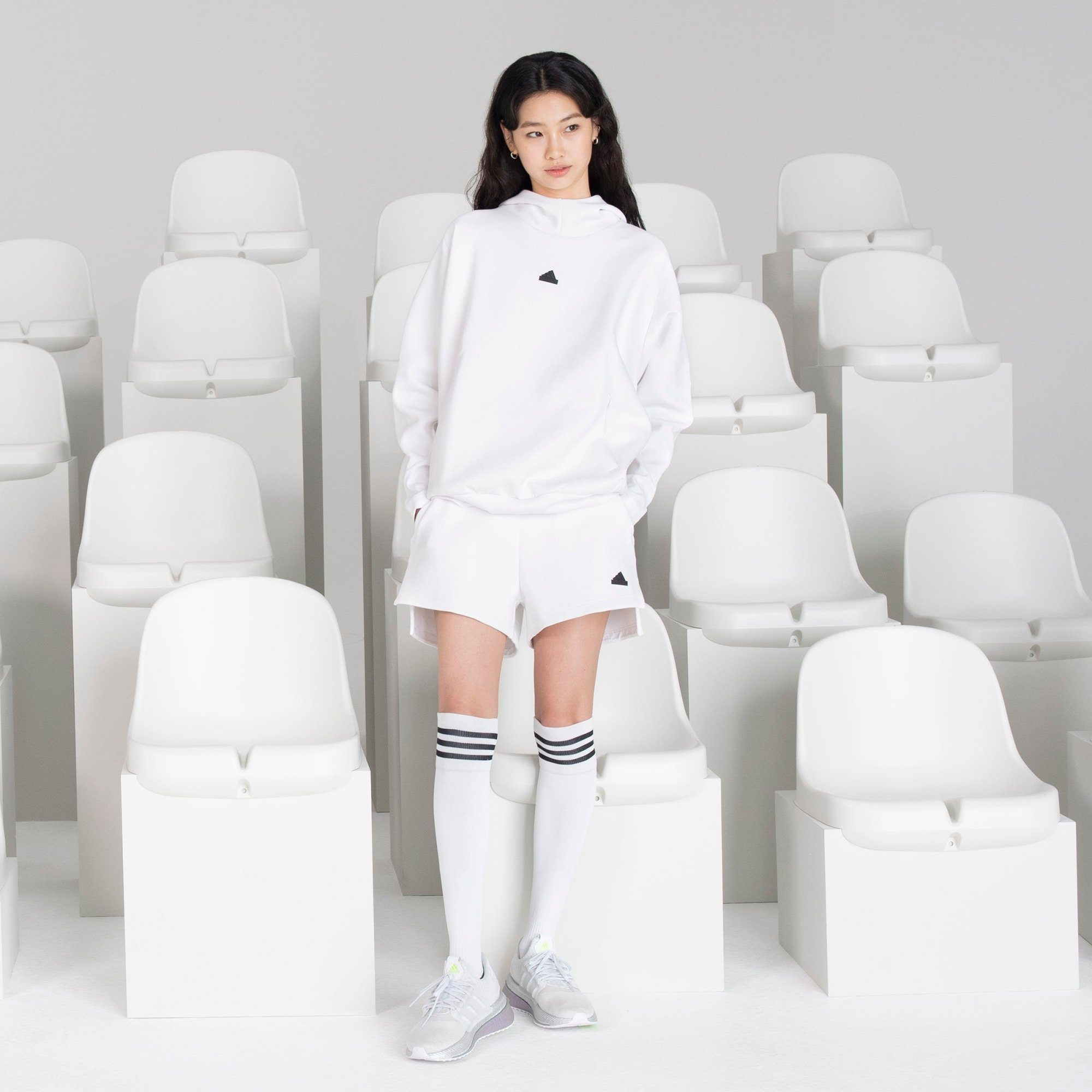 Z.N.E. SHORTS Shorts Sportswear White adidas